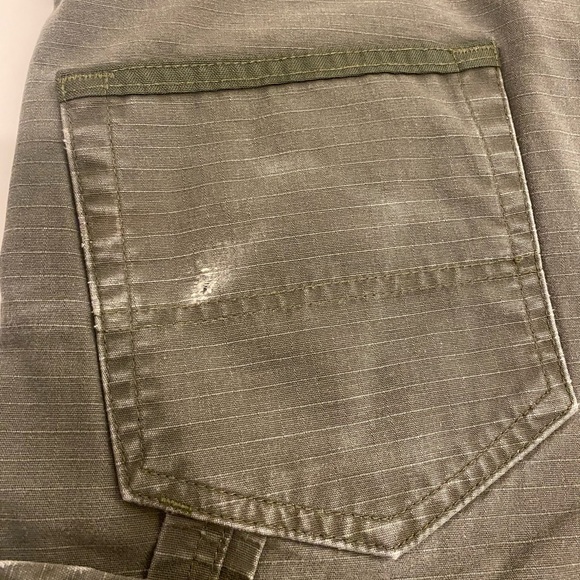 Carhartt Pants Mens Green Cargo Ripstop Cotton Workwear Pockets Carpenter. - Picture 10 of 13